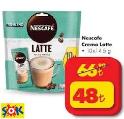 NESCAFE CREMA LATTE KAHVE